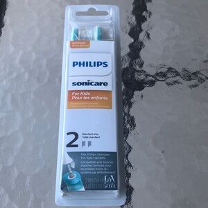 Philips Sonicare for Kids 7+ Genuine Replacement Toothbrush Heads, 2 Brush Heads